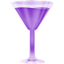 wineglass purple icon
